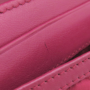 プラダ PRADA テスート キルティング ウォレット 1MH132 IBISCO ナイロン 長財布 ゴールド金具 赤 二つ折り ロゴ パスケース欠品