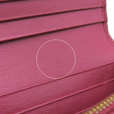 プラダ PRADA テスート キルティング ウォレット 1MH132 IBISCO ナイロン 長財布 ゴールド金具 赤 二つ折り ロゴ パスケース欠品