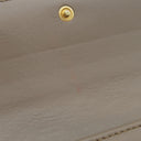 フェンディ FENDI FENDI ROMA ロゴ 8MO251 TARTUFO レザー 長財布 ゴールド金具 グレージュ