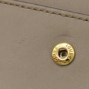 フェンディ FENDI FENDI ROMA ロゴ 8MO251 TARTUFO レザー 長財布 ゴールド金具 グレージュ