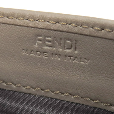 フェンディ FENDI FENDI ROMA ロゴ 8MO251 TARTUFO レザー 長財布 ゴールド金具 グレージュ
