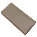 フェンディ FENDI FENDI ROMA ロゴ 8MO251 TARTUFO レザー 長財布 ゴールド金具 グレージュ