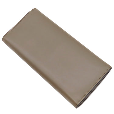 フェンディ FENDI FENDI ROMA ロゴ 8MO251 TARTUFO レザー 長財布 ゴールド金具 グレージュ