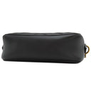 グッチ GUCCI GGマーモント ミニ カメラバッグ 448065 ブラック レザー ショルダーバッグ シルバー金具 黒 チェーンショルダー