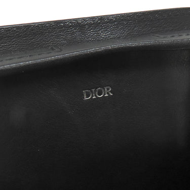 クリスチャン・ディオール Christian Dior ウルトラ メッセンジャー 2LECA342NDE ブラック レザー ショルダーバッグ シルバー金具 黒