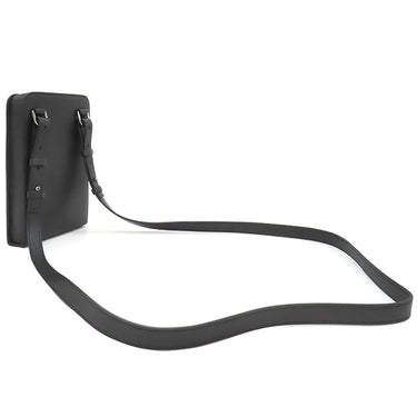 クリスチャン・ディオール Christian Dior ウルトラ メッセンジャー 2LECA342NDE ブラック レザー ショルダーバッグ シルバー金具 黒