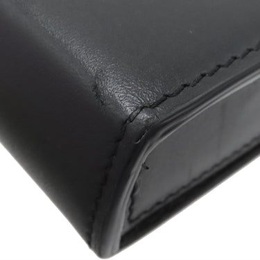 クリスチャン・ディオール Christian Dior ウルトラ メッセンジャー 2LECA342NDE ブラック レザー ショルダーバッグ シルバー金具 黒