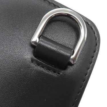 クリスチャン・ディオール Christian Dior ウルトラ メッセンジャー 2LECA342NDE ブラック レザー ショルダーバッグ シルバー金具 黒