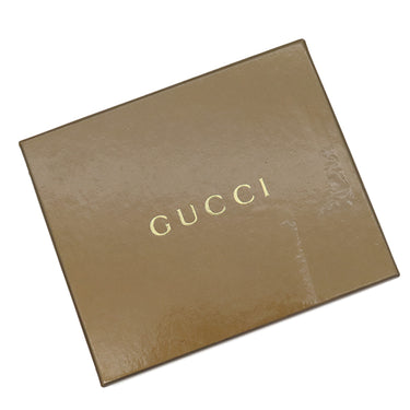 グッチ GUCCI インターロッキング G 181683 ブラック レザー ナイロンキャンバス 二つ折り財布 黒