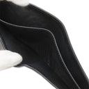 グッチ GUCCI インターロッキング G 181683 ブラック レザー ナイロンキャンバス 二つ折り財布 黒