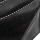 グッチ GUCCI インターロッキング G 181683 ブラック レザー ナイロンキャンバス 二つ折り財布 黒