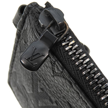 ルイヴィトン LOUIS VUITTON ガストン ウェアラブル ウォレット M81115 ノワール モノグラムシャドウレザー ショルダーバッグ ブラック金具 黒