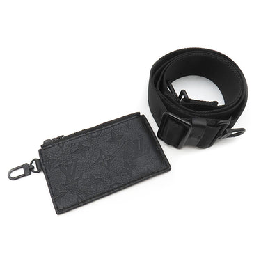 ルイヴィトン LOUIS VUITTON ガストン ウェアラブル ウォレット M81115 ノワール モノグラムシャドウレザー ショルダーバッグ ブラック金具 黒