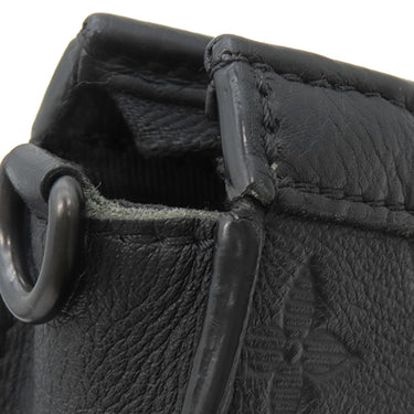 ルイヴィトン LOUIS VUITTON ガストン ウェアラブル ウォレット M81115 ノワール モノグラムシャドウレザー ショルダーバッグ ブラック金具 黒