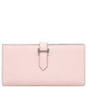 エルメス HERMES ベアンスフレ ローズダーリン シェーブル 長財布 シルバー金具 新品 未使用 二つ折り財布