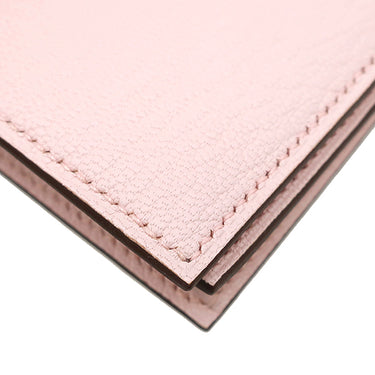 エルメス HERMES ベアンスフレ ローズダーリン シェーブル 長財布 シルバー金具 新品 未使用 二つ折り財布