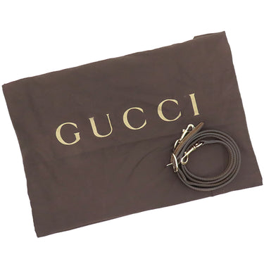 グッチ GUCCI グッチニース 309617 ベージュ×ブラウン GGスプリームキャンバス レザー 2WAYバッグ ゴールド金具 茶 ショルダー ハンドバッグ