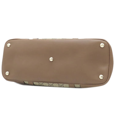 グッチ GUCCI グッチニース 309617 ベージュ×ブラウン GGスプリームキャンバス レザー 2WAYバッグ ゴールド金具 茶 ショルダー ハンドバッグ