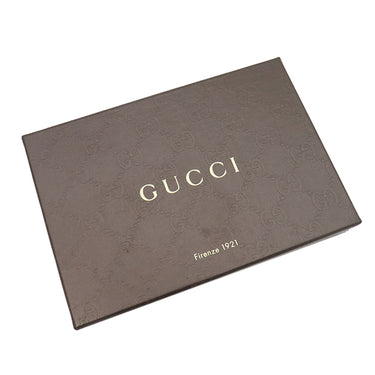 グッチ GUCCI カードケース付き ウォレット 333042 ブラック レザー 二つ折り財布 黒 アウトレット品