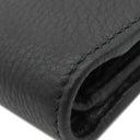 グッチ GUCCI カードケース付き ウォレット 333042 ブラック レザー 二つ折り財布 黒 アウトレット品