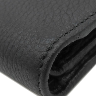 グッチ GUCCI カードケース付き ウォレット 333042 ブラック レザー 二つ折り財布 黒 アウトレット品