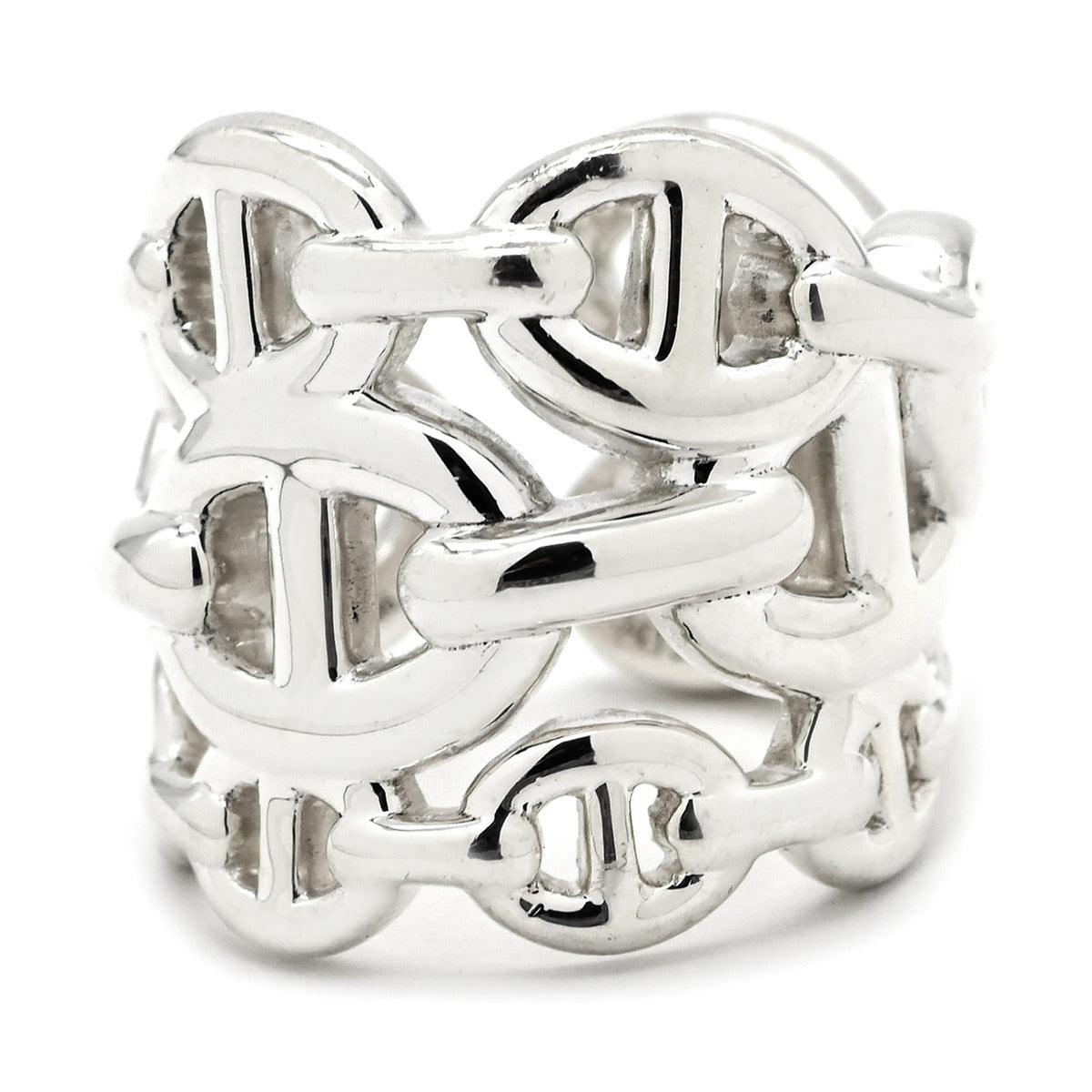 エルメス HERMES シェーヌダンクル アンシェネ GM シルバー