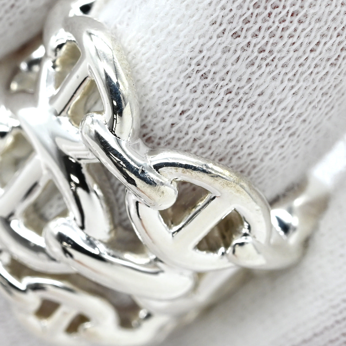 HERMÈS エルメス シェーヌダンクル リング シルバー925 箱付き　6号 3051002876350579_01_3231w.jpeg