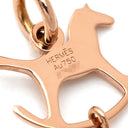 エルメス HERMES ダダ ローズゴールド K18PG ダイヤモンド ペンダントトップ ピンクゴールド 1Pダイヤ 18K 750