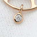 エルメス HERMES ダダ ローズゴールド K18PG ダイヤモンド ペンダントトップ ピンクゴールド 1Pダイヤ 18K 750