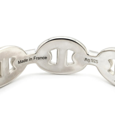 エルメス HERMES シェーヌダンクル アンシェネ シルバー シルバー925 ST バングル SV925 Ag925