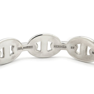 エルメス HERMES シェーヌダンクル アンシェネ シルバー シルバー925 ST バングル SV925 Ag925