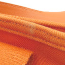 エルメス HERMES ヴァルパライソ PM オレンジ トワルシェブロン レザー ハンドバッグ シルバー金具