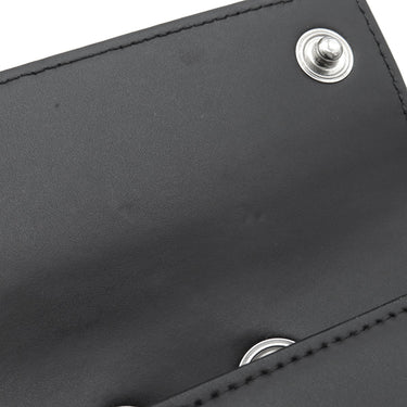 ヴァレンティノ VALENTINO VLTN ロゴ ネックポーチ UY2P0Q83LVN ブラック レザー ショルダーバッグ シルバー金具 ミニバッグ 黒