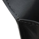 ヴァレンティノ VALENTINO VLTN ロゴ ネックポーチ UY2P0Q83LVN ブラック レザー ショルダーバッグ シルバー金具 ミニバッグ 黒