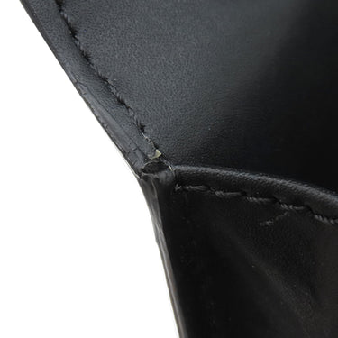 ヴァレンティノ VALENTINO VLTN ロゴ ネックポーチ UY2P0Q83LVN ブラック レザー ショルダーバッグ シルバー金具 ミニバッグ 黒