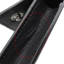 ヴァレンティノ VALENTINO VLTN ロゴ ネックポーチ UY2P0Q83LVN ブラック レザー ショルダーバッグ シルバー金具 ミニバッグ 黒