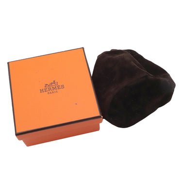 エルメス HERMES ガダルキヴィール エマイユ GM ブラックXホワイト GP 七宝焼き バングル ゴールド金具 ブレスレット 黒 白