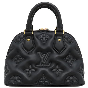 ルイヴィトン LOUIS VUITTON アルマ ソフト BB M59793 ブラック カーフ 2WAYバッグ ゴールド金具 黒 ショルダー ハンドバッグ