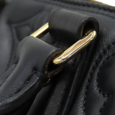 ルイヴィトン LOUIS VUITTON アルマ ソフト BB M59793 ブラック カーフ 2WAYバッグ ゴールド金具 黒 ショルダー ハンドバッグ