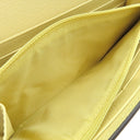 グッチ GUCCI GGジャンボ オフィディア コンチネンタルウォレット 726497 イエロー レザー ジャンボGGキャンバス チェーンウォレット ゴールド金具 黄 ショルダー