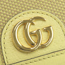 グッチ GUCCI GGジャンボ オフィディア コンチネンタルウォレット 726497 イエロー レザー ジャンボGGキャンバス チェーンウォレット ゴールド金具 黄 ショルダー