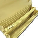 グッチ GUCCI GGジャンボ オフィディア コンチネンタルウォレット 726497 イエロー レザー ジャンボGGキャンバス チェーンウォレット ゴールド金具 黄 ショルダー