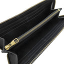 ルイヴィトン LOUIS VUITTON ポルトフォイユ クレマンス M60171 ノワール モノグラムアンプラント 長財布 ゴールド金具 黒 ラウンドファスナー