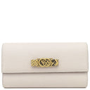 グッチ GUCCI インターロッキングG パイソン ウォレット 750461 ライトピンク レザー 長財布 ゴールド金具 白 オフホワイト