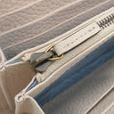 グッチ GUCCI インターロッキングG パイソン ウォレット 750461 ライトピンク レザー 長財布 ゴールド金具 白 オフホワイト