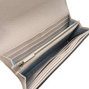 グッチ GUCCI インターロッキングG パイソン ウォレット 750461 ライトピンク レザー 長財布 ゴールド金具 白 オフホワイト