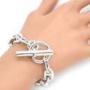 エルメス HERMES シェーヌダンクル GM シルバー シルバー925 ブレスレット 15コマ スターリングシルバー AG925