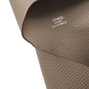 エルメス HERMES バスティア エトゥープ ヴォーエプソン コインケース シルバー金具 グレージュ