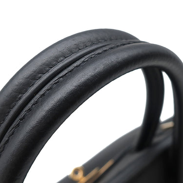 エルメス HERMES バーキン35 ブラック トゴ ハンドバッグ ゴールド金具 黒