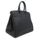 エルメス HERMES バーキン35 ブラック トゴ ハンドバッグ ゴールド金具 黒
